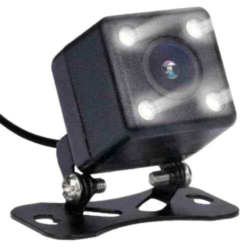 Câmara de Visão Traseira Auto 4 Led Universal GOFORJUMP - Câmeras de estacionamento para veículos motorizados - câmera traseira, 4 led, universal