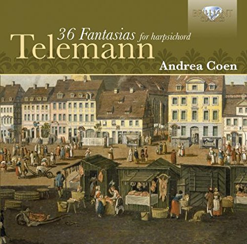 CD Telemann, G.P. - 36 Fantasies for Harpsichord (2 CDs) BRILLIANT CLASSICS - Música e gravações de som - telemann, fantasias, harpsicórdio, 2 cds