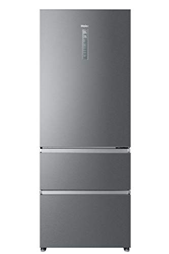 Frigorífico Combinado HAIER A3FE743CPJ (No Frost - 190.6 cm - 310 L - Inox) Haier - Eletrodomésticos de cozinha - no frost, 310 l, inox, 190.6 cm