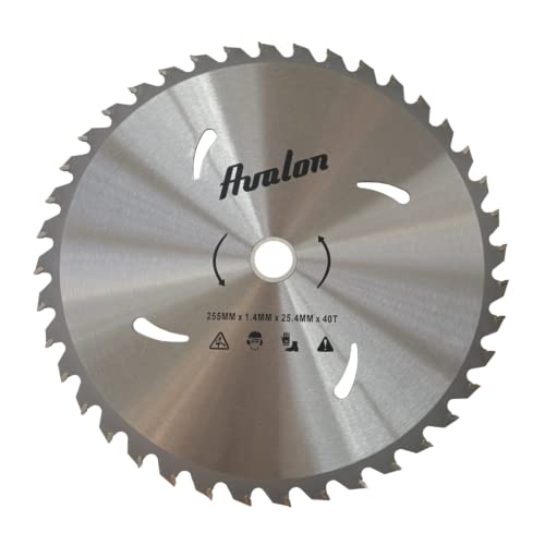 Disco de Broca AVALON PRO (2.5 cm - 40 Dentes) AVALON - Acessórios para aparadores de erva - 25 cm, 40 dentes, 14 mm, trabalhos pesados
