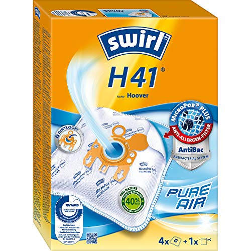 Bolsa de Aspirador SWIRL H 41 Micropor Plus Swirl - Acessórios de aspirador - hoover, micropor plus, filtro, sacos para pó