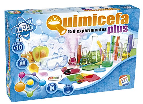 Conjunto de Ciência CEFA Químicefa Plus (Idade Mínima Recomendada: 6 anos) Cefa Toys - Conjuntos de ciência e exploração - conjunto, ciência, química, experiências, materiais, reacção