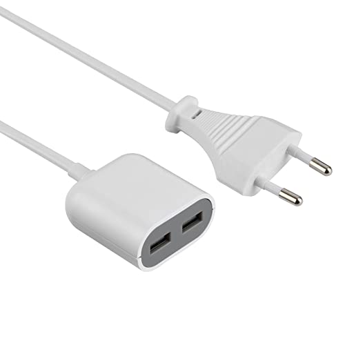Electraline Gummy Line 500342 Cabo Usb Branco Verde Electraline - Fios de extensão - extensão, usb, 2.4a, 1.5 metros