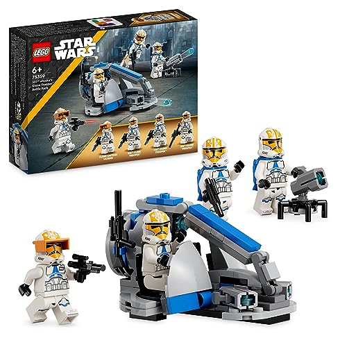 LEGO Star Wars Ahsoka's Clone Trooper Battle Pack (Idade Mínima Recomendada: 7 anos) LEGO - Blocos de encaixe - lego, star wars, ahsokas clone trooper battle pack, 7 anos