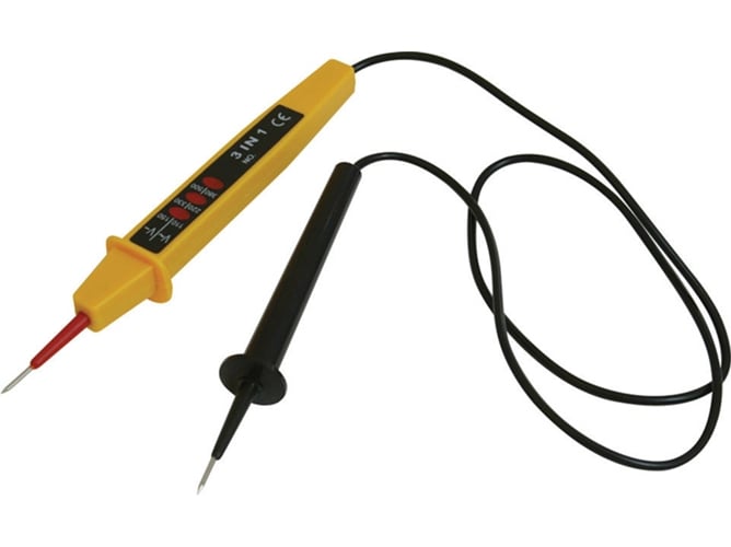 Medidor de tensão SILVERLINE 457014 (1.5 m) Silverline - Ferramentas de teste elétrico - 1.5 m, plástico, aço, indicador de sobre tensão