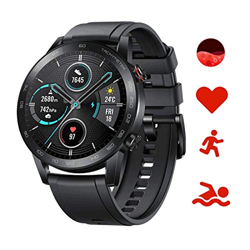 Smartwatch HONOR Magic Watch 2 (Bluetooth - 46 mm - Preto) HONOR - Óculos inteligentes - smartwatch, bluetooth, 46 mm, preto, android
