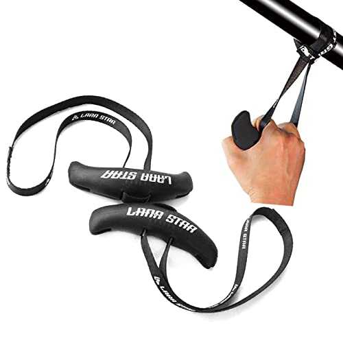 Barra de Dominada LARA STAR (Preto - 50 x 5 cm) LARA STAR - Correias de amarração - flexibilidade, força muscular, aço inoxidável, 50 cm