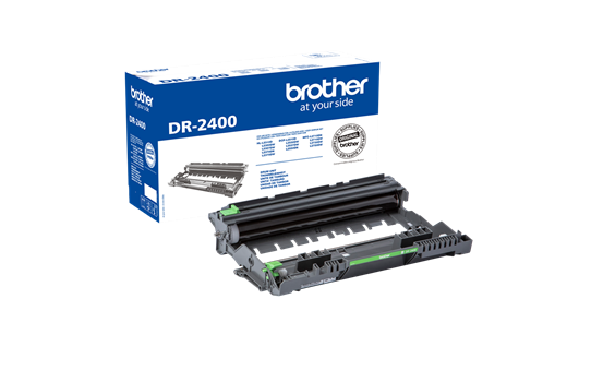 Tambor BROTHER DR2400 Preto (1 Unidade) Brother - Tambores de impressora e kits de tambor - 12.000 folhas, 1200 x 600 dpi, compatível, preto
