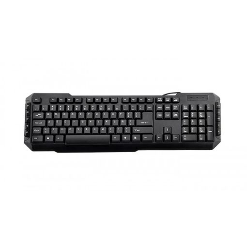 Teclado com Fios Logitech KBDRILEPS2 Preto 3GO - Teclados - fio, ps/2, teclas numéricas
