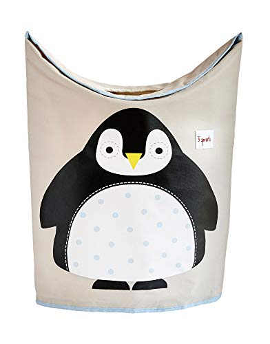 Caixa de Arrumação 3 Sprouts Penguin Bathroom Storage 3 Sprouts - Aparelhos de lavanderia - 3 compartimentos, design colorido, decorativo, bathroom storage