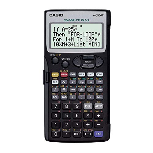 Calculadora de Mesa CASIO FX-5800P (Até 1200 Funções - Atualização Automática do Banco de Dados) Casio - Calculadoras - até 1200 funções, atualização automática, banco de dados