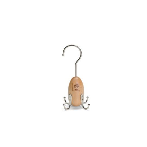 Porta-Belt GIORGIO BY FOPPAPEDRETTI 1-2 Belts Foppapedretti - Cabides - madeira, inox, natural, 18 cm