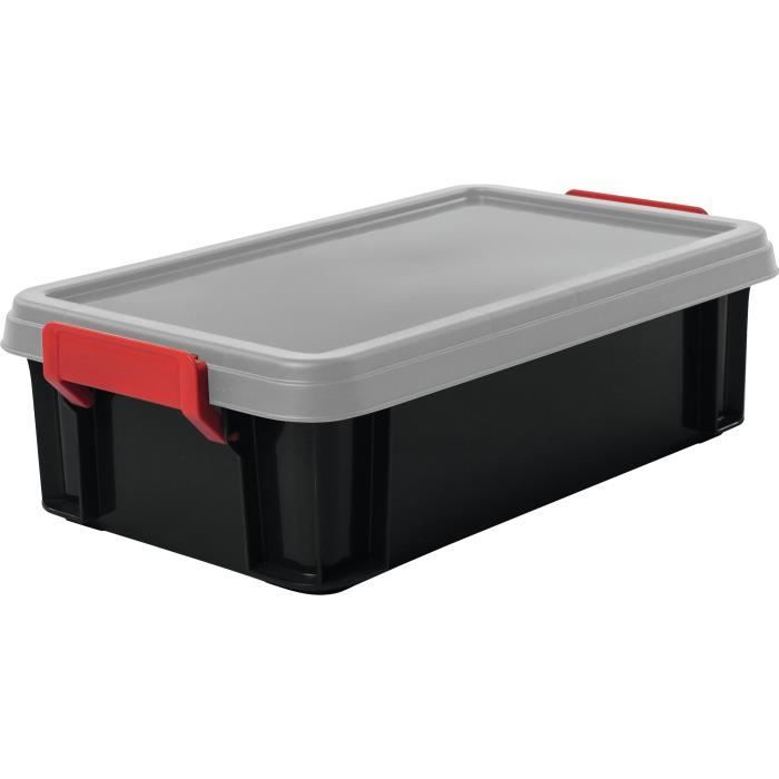 Caixa de Arrumação IRIS OHYAMA Multi Box Iris Ohyama - Recipientes de armazenamento doméstico - caixa arrumacao, iris ohyama, multi box, rigidez reforçada, tampo vedado, sistema modular
