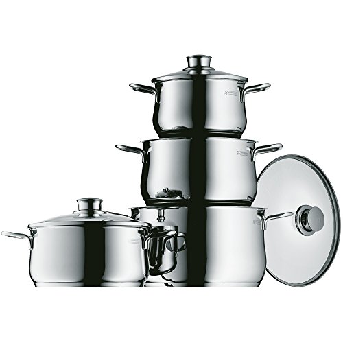 Conjunto de Panelas WMF Diadem Plus | Aço inoxidável WMF - Conjuntos de panelas - aço inoxidável, diadem plus