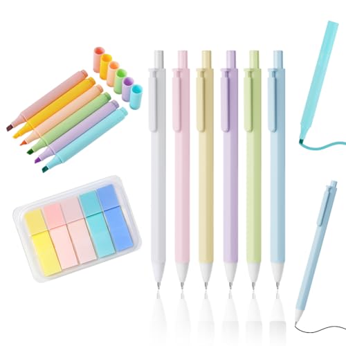 Vicloon Conjunto de Papelaria Estética 13 Peças Vicloon - Marcadores e marcadores de texto - conjunto, papelaria, estética, 13 peças, marcadores, notas adesivas