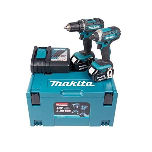 Conjunto de Furadeira e Chave de Impacto MAKPAC Makita - Conjuntos de ferramentas elétricas - furadeira, chave de impacto