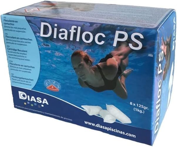Floco de Clarificar para Piscina DIASA INDUSTRIAL Diafloc Ps (8 Un) DIASA - Limpeza de piscinas e produtos químicos - clarificador, piscina, 8 unidades