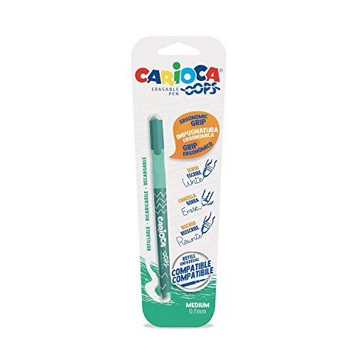 Caneta de Feltro CARIOCA OOPS Verde (Ponta: 0,7 mm) Carioca - Canetas - traço fino, ponta de feltro, tinta termosensível, 0,7 mm