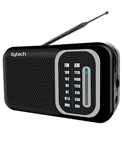 Rádio Portátil SYTECH (Preto - Digital - Pilhas e Corrente Alternada) Sytech - Áudio - portátil, digital, pilhas, corrente alternada