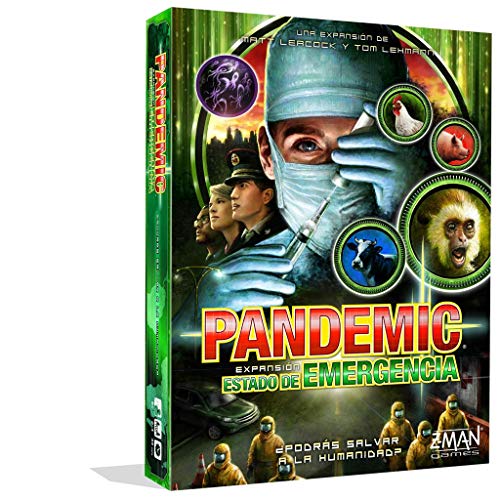 Jogo de tabuleiro ASMODEE Pandemic: State of Emergency (14 anos) Juegos - Jogos - 14 anos, supervirus, zona interna, evento de emergência