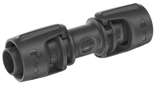 Conector para Mangueira Gota-a-Gota GARDENA 13203-20 Gardena - Acessórios e válvulas para mangueira de jardim - preto, pvc, conector