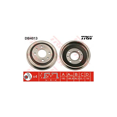 Kit de Montagem para Faróis Trw Automotive Db4013 Trw TRW - Sistema de freios de veículos motorizados - montagem, faróis, TRW AUTOMOTIVE