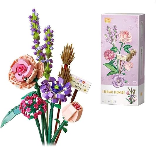 Jogo Criativo LEXIBOOK Mini Bloco de Construção Florais fun4kid - Flores artificiais - construção, flores, criativo, decoração