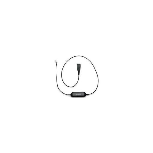 Cabo de Energia JABRA Smart Cord em Preto Jabra - Acessórios para telefone - fios, RJ-9, preto
