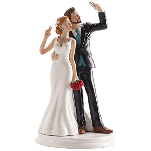 Figura de Brincar DEKORA Selfie (Idade Mínima Recomendada: 3 anos) dekora - Materiais de decoração de bolos - casal, selfies, pvc, 20 cm