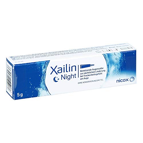 Óleo de Rosto XAILIN NIGHT Unguento Oft 5G (30 ml) ( 2367 ) FARMAC-ZABBAN - Colírios e lubrificantes - óleo, rostro, unguento, oftálmico