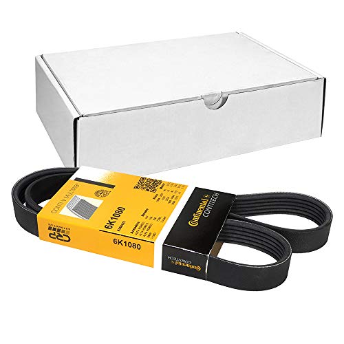 Correia de Acessórios para Motosierras CONTINENTAL CA 6PK1080 CONTITECH - Variadores de frequência e velocidade ajustável - acessórios, borracha, 1080mm, preto