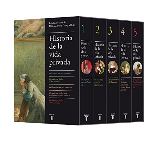 Livro Historia De La Vida Privada. Edición Estuche Con Los 5 Volúmenes Libros - Livros - livro, história da vida privada, edição estuche, 5 volumes