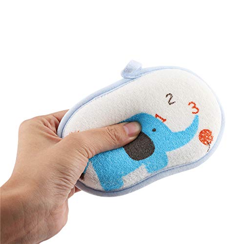 Esponja de Banho para Bebé Elephant 6X7X10 Cm Azul Zerodis- - Banho e corpo - esponja, bebé, azul, 6x7x10 cm