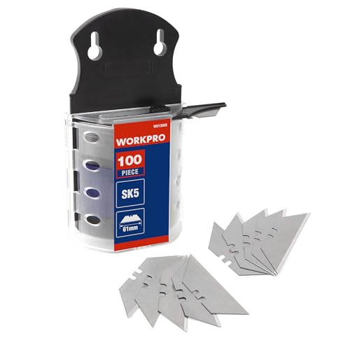 Lâminas de Substituição WORKPRO SK5 (100 peças) HANGZHOU GREATSTAR INDUSTRIAL CO.,LTD - Lâminas de cortador e raspador - aço inoxidável, 100 peças, alta qualidade