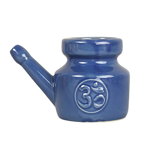 Neti Pot 350 Ml Azul CERAMICA BY ZICOJIA Zicojia - Cuidados pessoais - 350 ml, cerâmica, azul