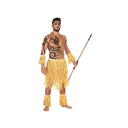 Fato de Homem DISFRAZZES Hawaiian Maori (Tam: S) ATOSA - Brincadeira de faz de conta - fato, homem, disfrazzes, hawaiian maori, s