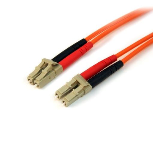 StarTech.com 2m 50/125 Multimode LC-LC Fiber Cabo STARTECH.COM - Fios e cabos elétricos - 2m, multimode, lc lc, fibra ótica