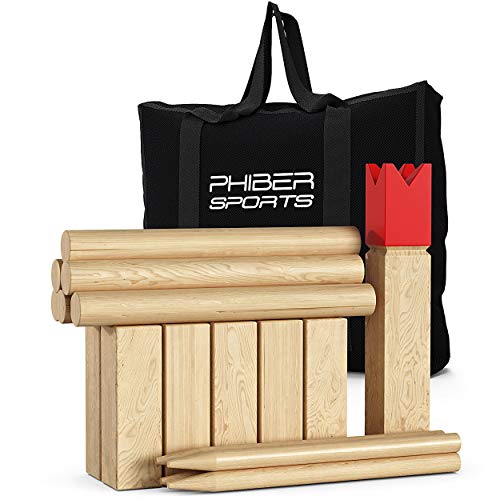 Jogo de tabuleiro PHIBER Sports Échecs Kubb Viking (8 anos) PHIBER-SPORTS - Jogos - tabuleiro, 8 anos, preto e branco