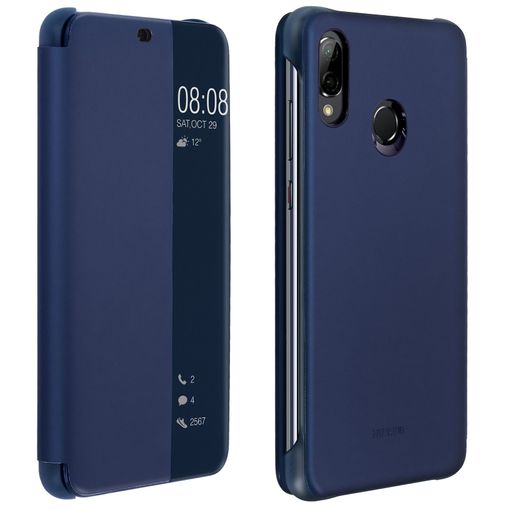 Capa Huawei P20 Pro HUAWEI Smart View Flip Azul HUAWEI - Capas para telemóveis - fólio, azul, huawei p20 pro, resistente a riscos
