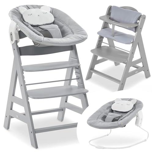 Cadeira de Alimentação HAUCK Alpha Plus Set Hauck - Móveis para bebês e crianças pequenas - cadeira alimentacao, hauck alpha plus set, segurança, adaptador, baliza