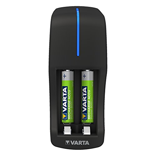 Carregador de Bateria VARTA 4000080400 (Preto) Varta - Baterias - preto, interior