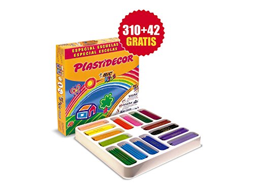 Caixa de Papelaria BIC Colours Surplus (12,5 x 6,5 x 7 cm) BIC - Lápis de cera - 12,5 x 6,5 x 7 cm, resistentes à quebra, afináveis, segura