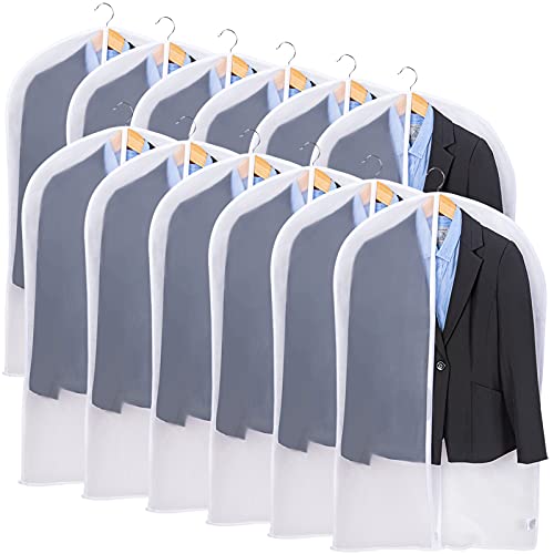Capas para Roupa Lavável NIVIY 12Pcs (Branco) Kaidishi-EU - Sacos de roupa - translúcidas, inodorantes, anti-humidade, 12 peças