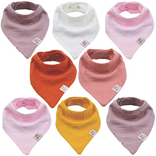 Roupa interior para bebê M.M.C. Muslin 8 peças (0-6 meses) M.M.C. - Babetes - bebé, muslin, 8 peças, 0-6 meses