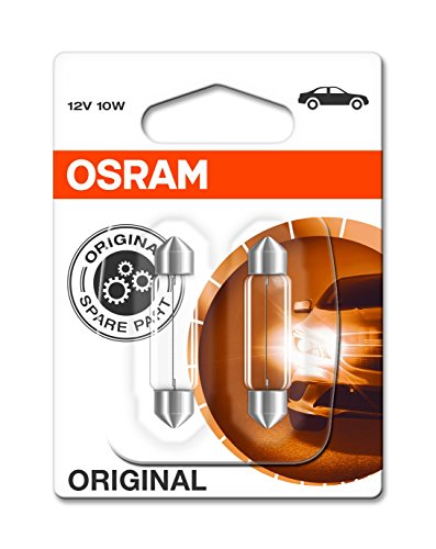 Lâmpada de Halogénio OSRAM ORIGINAL 12V C10W Osram - Iluminação de veículo a motor - halogenio, branco, 12V, 35W