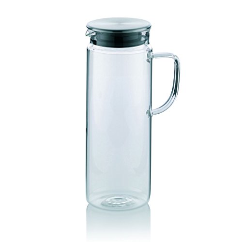 Garrafa de Vidro com Tampa em Aço Inoxidável KELA kela - Jarras e garrafas para servir - aço inoxidável, vidro, tampa, 1.6 L