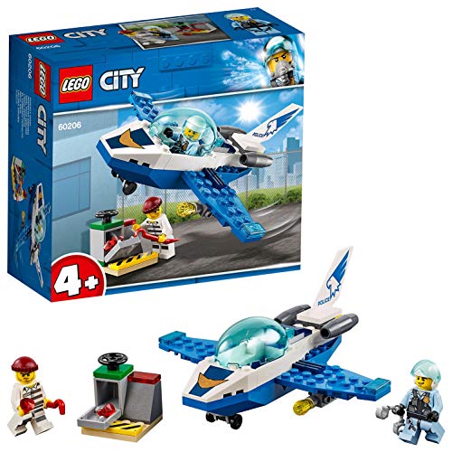 LEGO City - Patrulha de Aviação da Polícia (Idade Mínima Recomendada: 4 anos) LEGO - Blocos de encaixe - avaliação, polícia, ladrão, holofotes