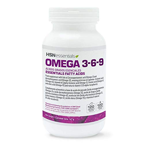Suplemento Alimentar HSN Omega (120 pérolas) HSN Essentials - Vitaminas e suplementos - 120 pérolas, políenos, alta qualidade