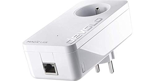 Adaptador DEVOLO Magic 1 LAN (LAN - Branco) DEVOLO - Adaptadores power over ethernet - lan, 2 portas, plug & play, branco