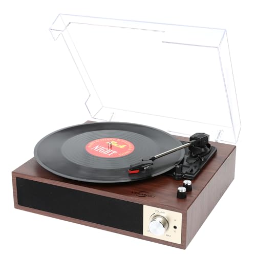 Gira-Discos VIFLYKOO Vintage (Automático - Correia) VIFLYKOO - Gira-discos e leitores de vinil - automático, correia, vintage